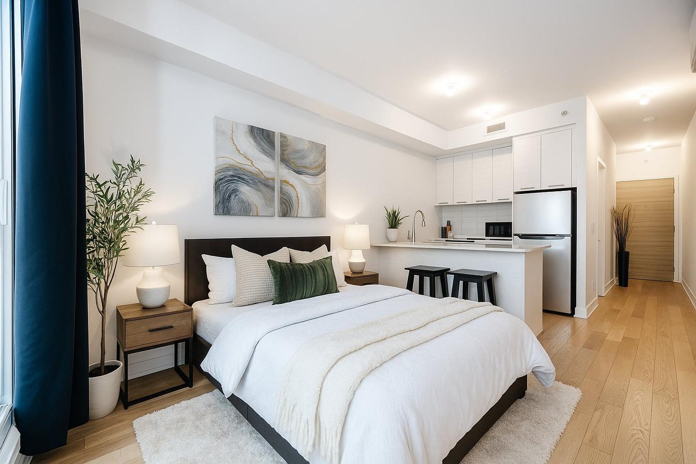 Chambre à coucher - 612C-1400 Rue Ottawa, Montréal (Le Sud-Ouest), QC - Indoor Photo Showing Bedroom