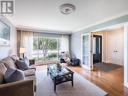 Large picture window overlooking front yard -