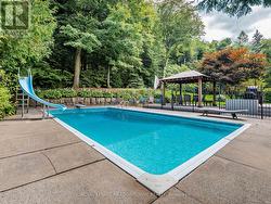 Fully fenced in heated pool -