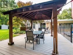Composite deck with gazebo -