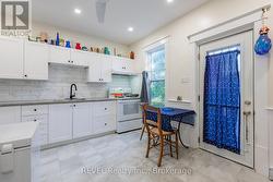 The lovely newly updated kitchen. -