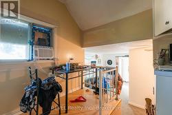 Nice open flow between the kitchen and living room -