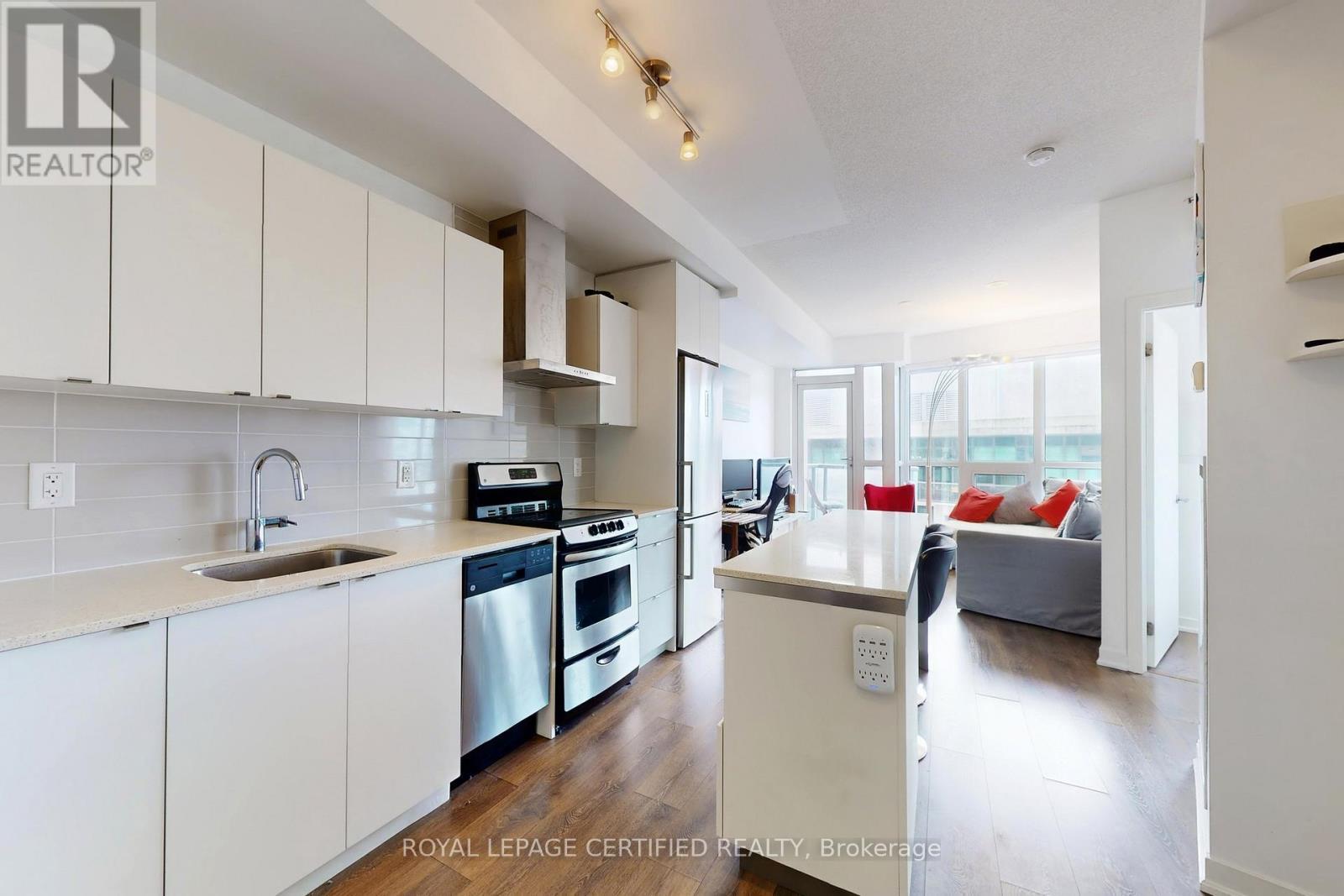 2003 - 51 East Liberty Street, Toronto, ON - Indoor Photo Showing Kitchen With Stainless Steel Kitchen With Upgraded Kitchen