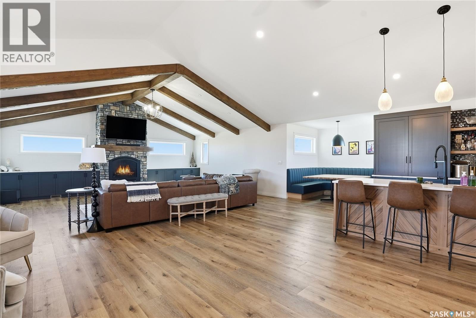 Mcconnel Road Acreage On 10 Acres, Blucher Rm No. 343, SK - Indoor With Fireplace