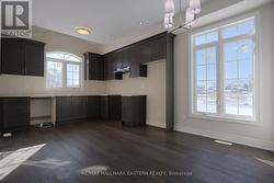 Hardwood flooring in kitchen & eating area -