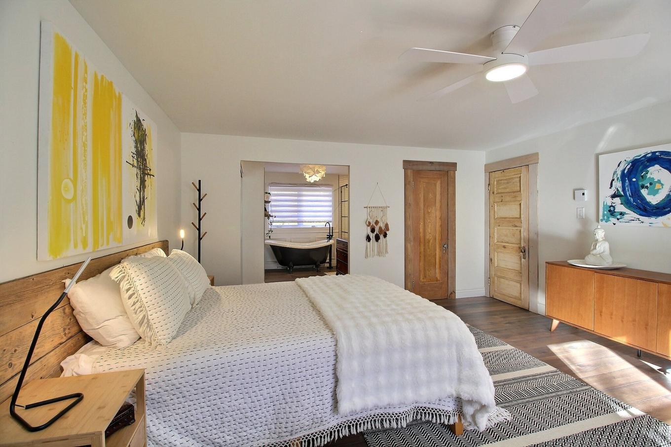 Primary bedroom - 91 Rue Meunier, Eastman, QC - Indoor Photo Showing Bedroom