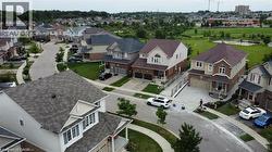 Aerial view of residential area -