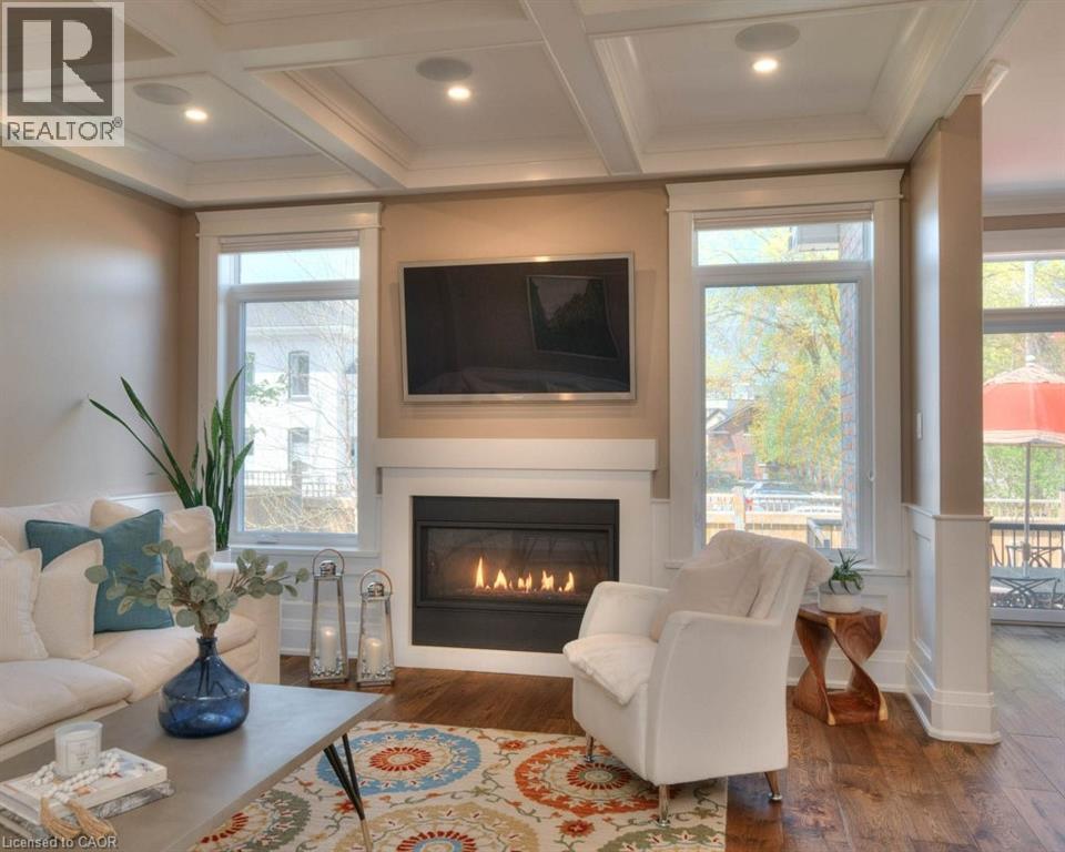 12 George Street, Waterloo, ON - Indoor Photo Showing Living Room With Fireplace