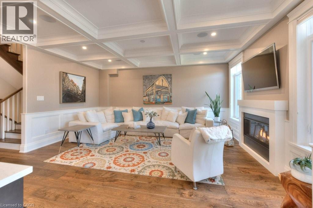 12 George Street, Waterloo, ON - Indoor Photo Showing Living Room With Fireplace
