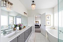 virtually staged bathroom -