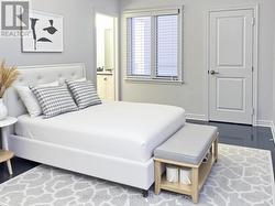 Virtually staged bedroom -