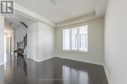 dining room with large windows -