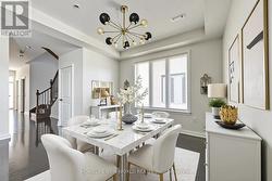 virtually staged dining room -