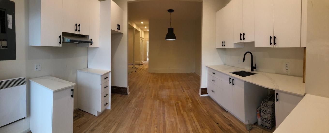 Kitchen - 2-1278 Rue Bélanger, Montréal (Rosemont/La Petite-Patrie), QC - Indoor Photo Showing Kitchen