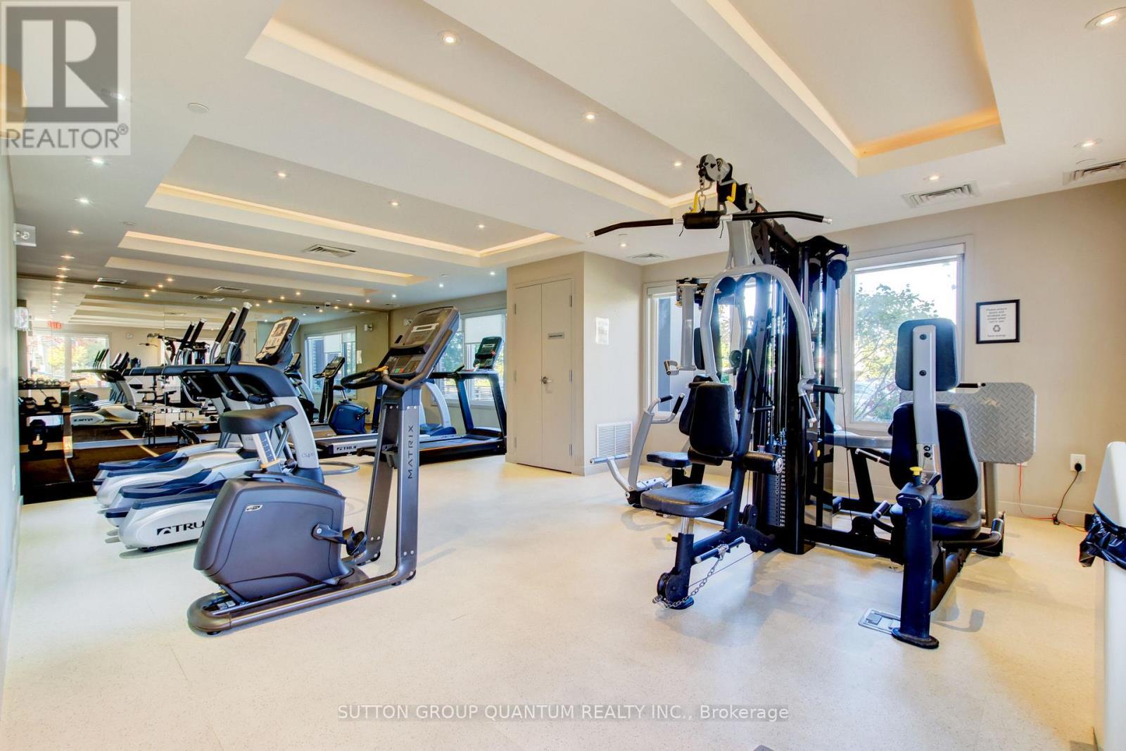 115 - 5035 Harvard Road, Mississauga, ON - Indoor Photo Showing Gym Room