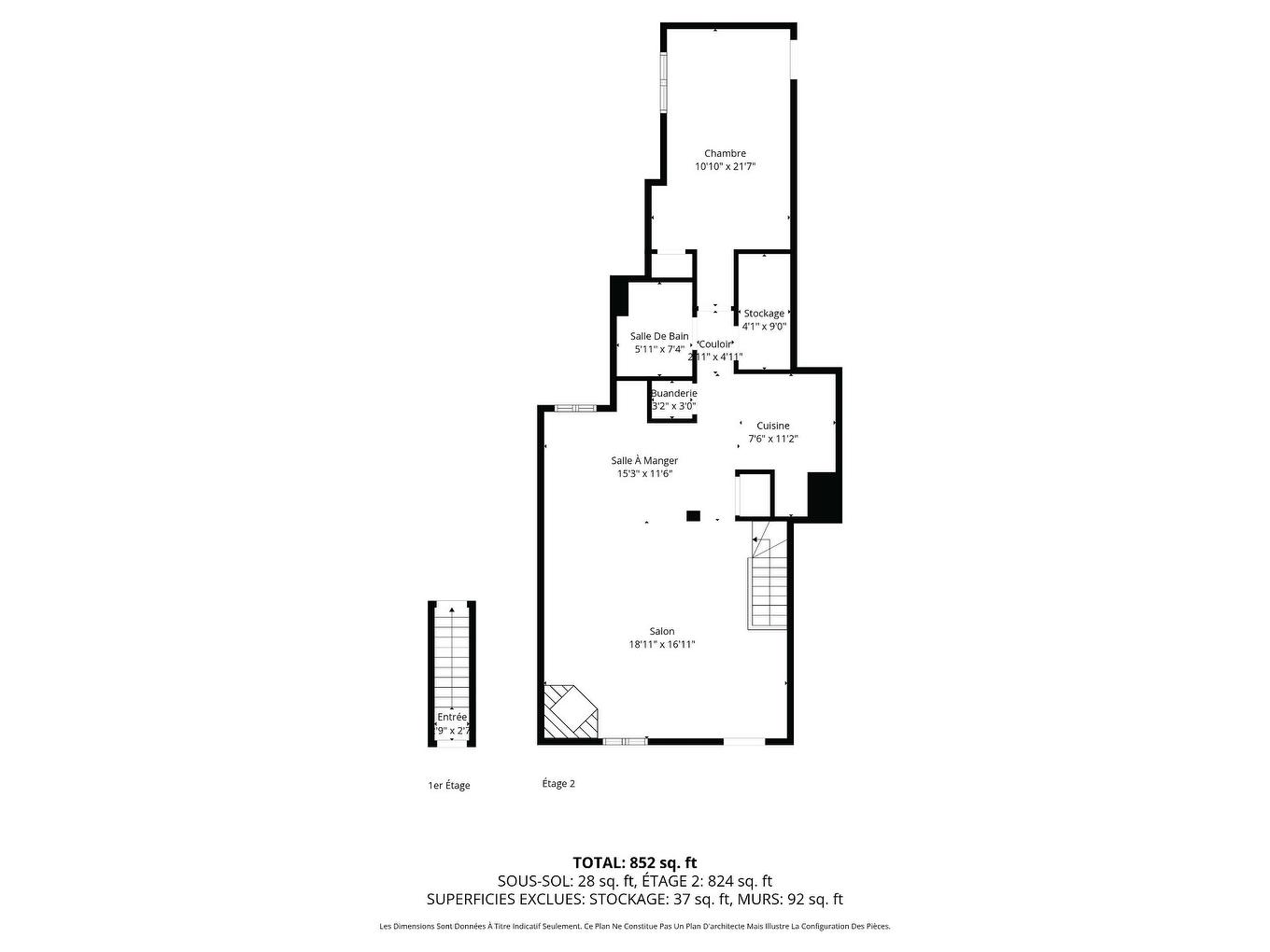 Drawing (sketch) - 5-4485 Av. De L'Esplanade, Montréal (Le Plateau-Mont-Royal), QC - Other