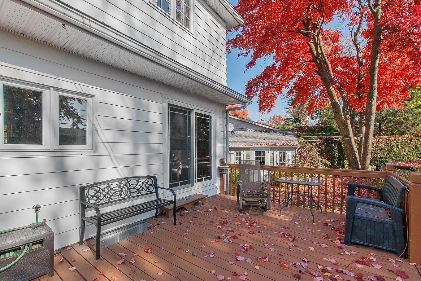 Back facade - 668 Rue Léveillé, Sainte-Thérèse, QC - Outdoor With Deck Patio Veranda With Exterior