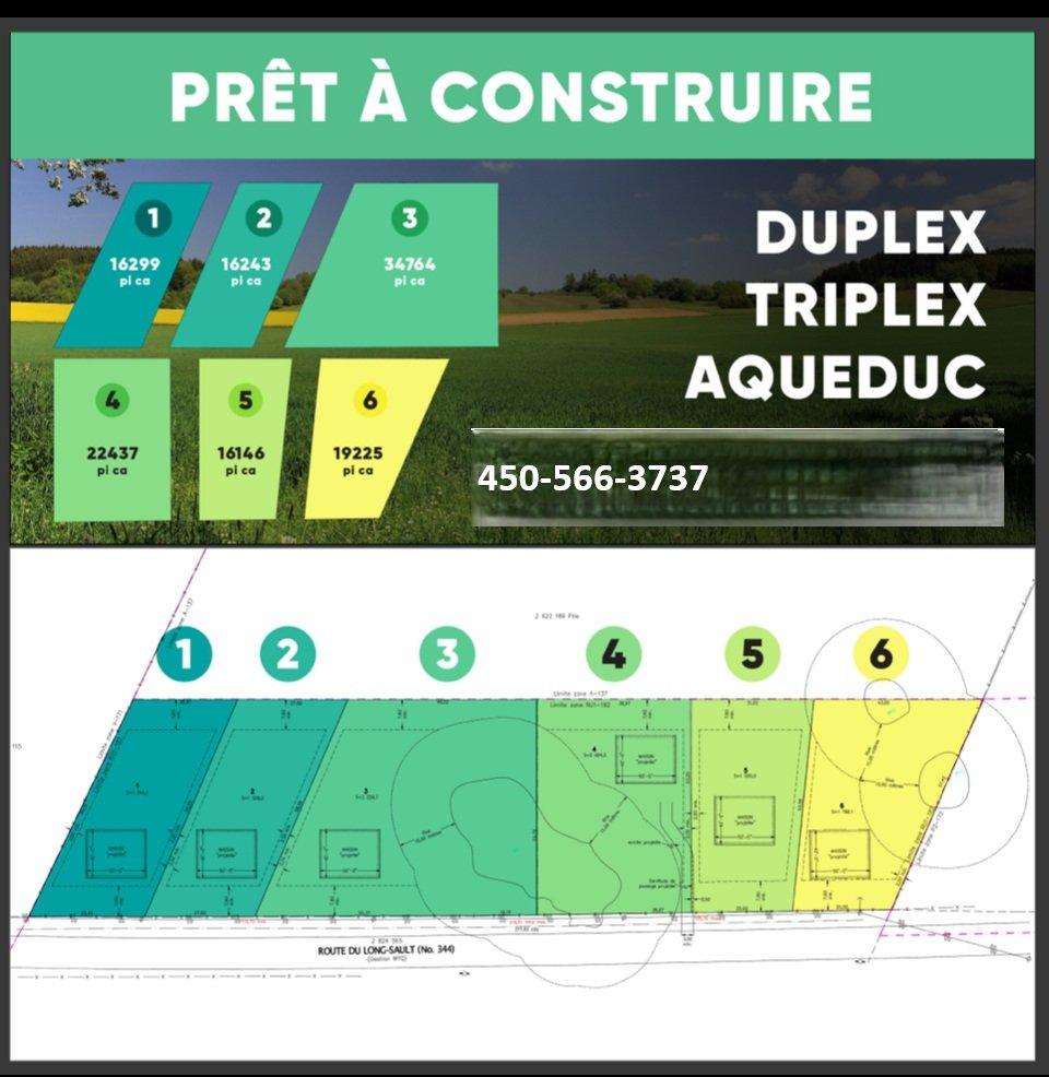 Plan (croquis) - Route Du Long-Sault, Saint-André-D'Argenteuil, QC