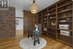 Main floor office with build-ins -