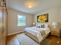 Virtually staged room. -