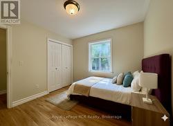 Virtually staged room. -