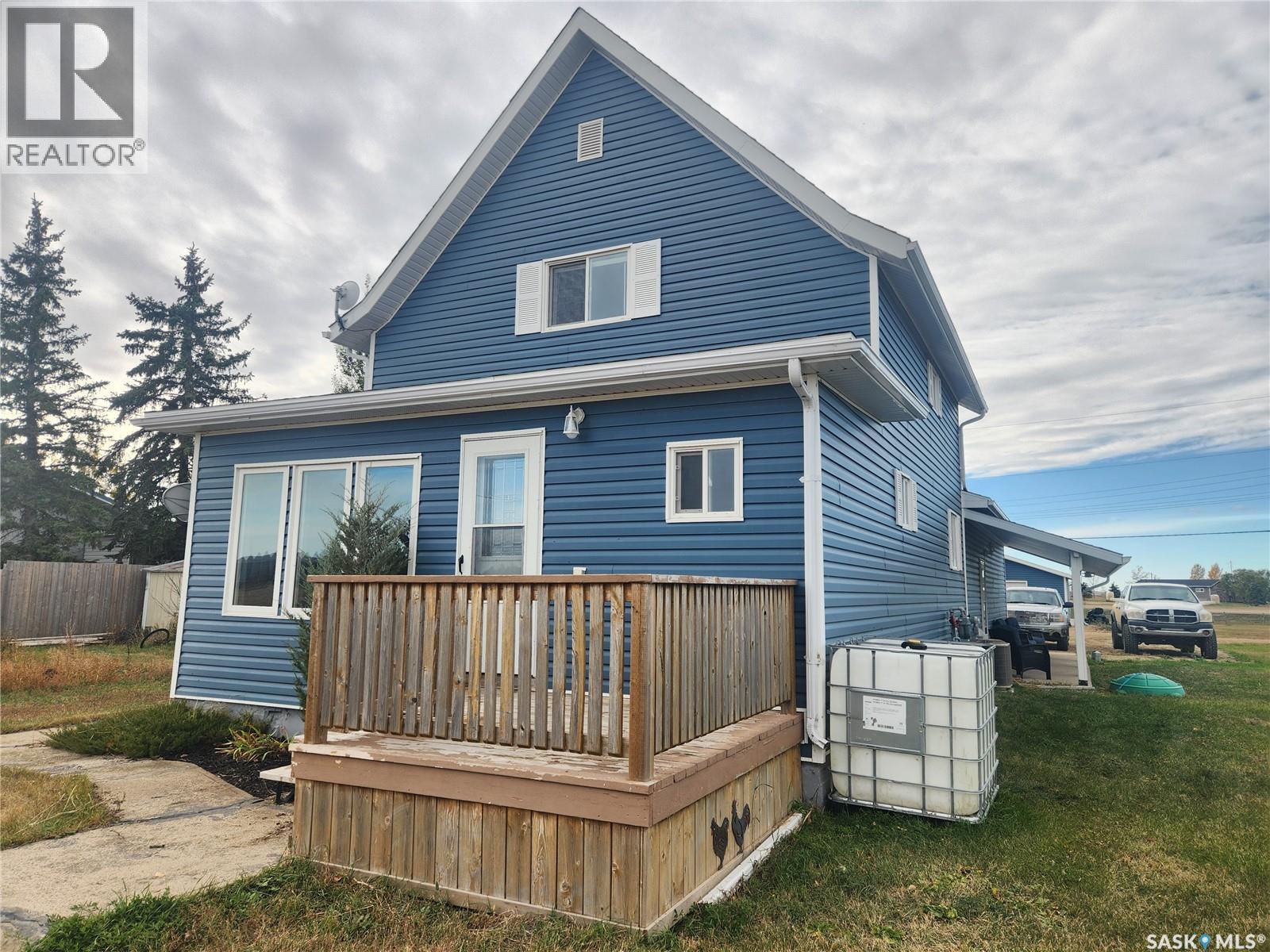 10 Danton Street, Tribune, SK - Outdoor With Deck Patio Veranda