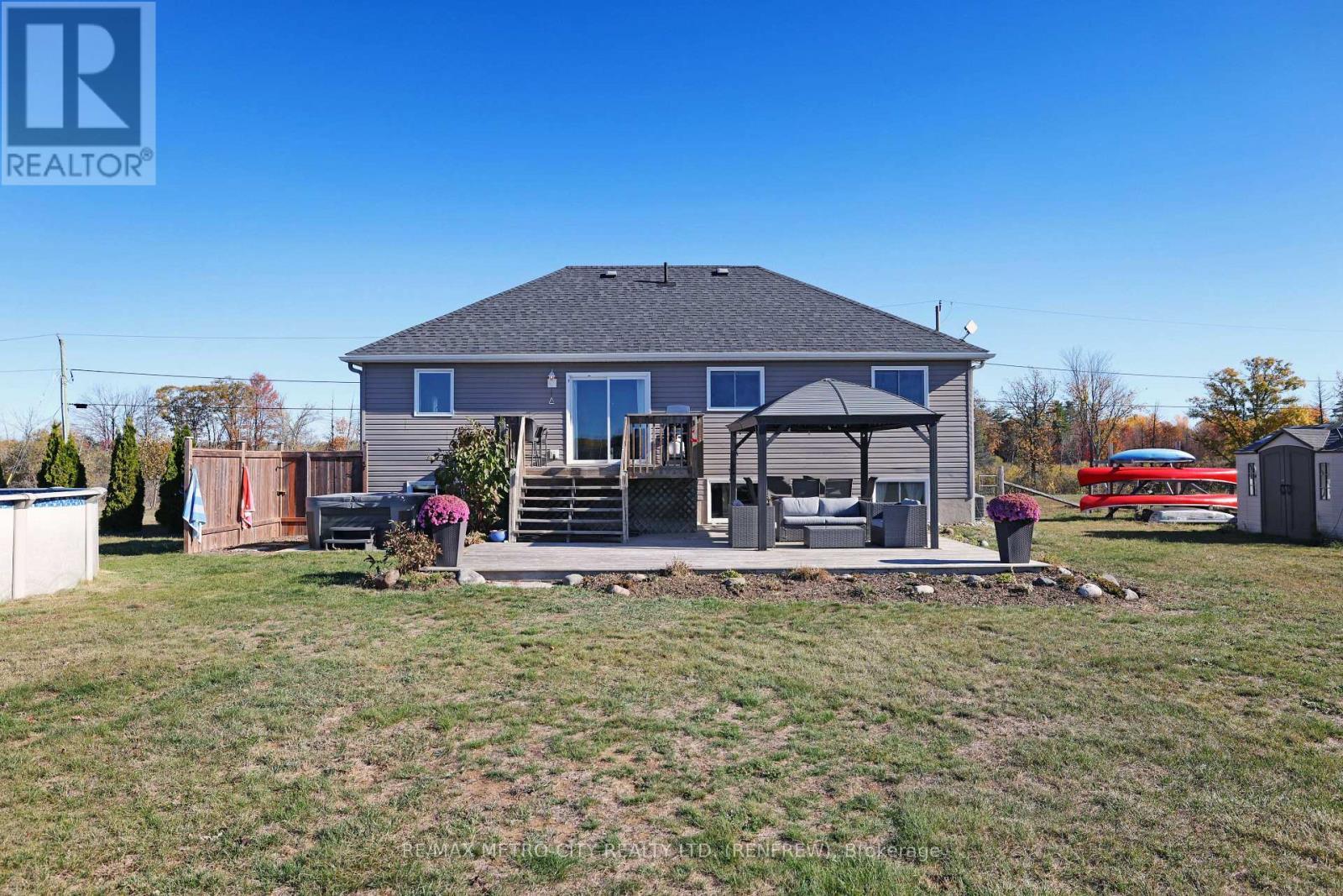 2431 Eady Road, Horton, ON - Outdoor With Deck Patio Veranda