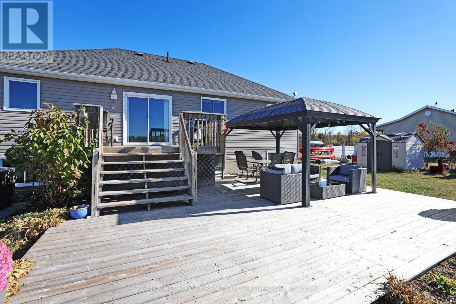 2431 Eady Road, Horton, ON - Outdoor With Deck Patio Veranda