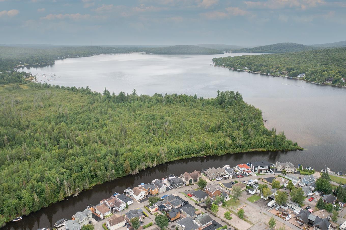 Overall view - 112 Av. De La Rivière, Fossambault-Sur-Le-Lac, QC - Outdoor With Body Of Water With View