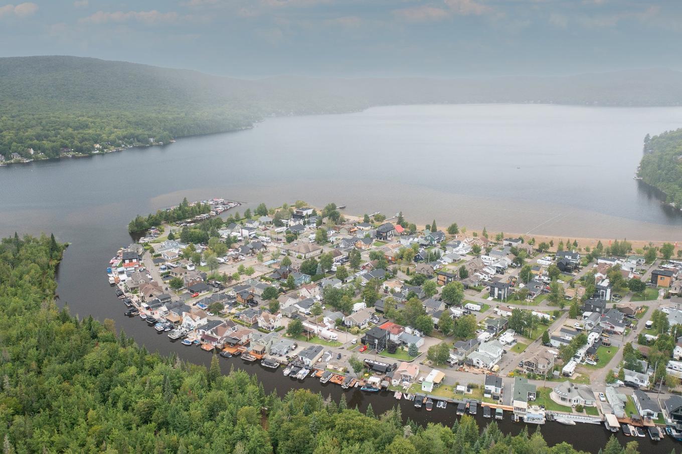 Overall view - 112 Av. De La Rivière, Fossambault-Sur-Le-Lac, QC - Outdoor With Body Of Water With View