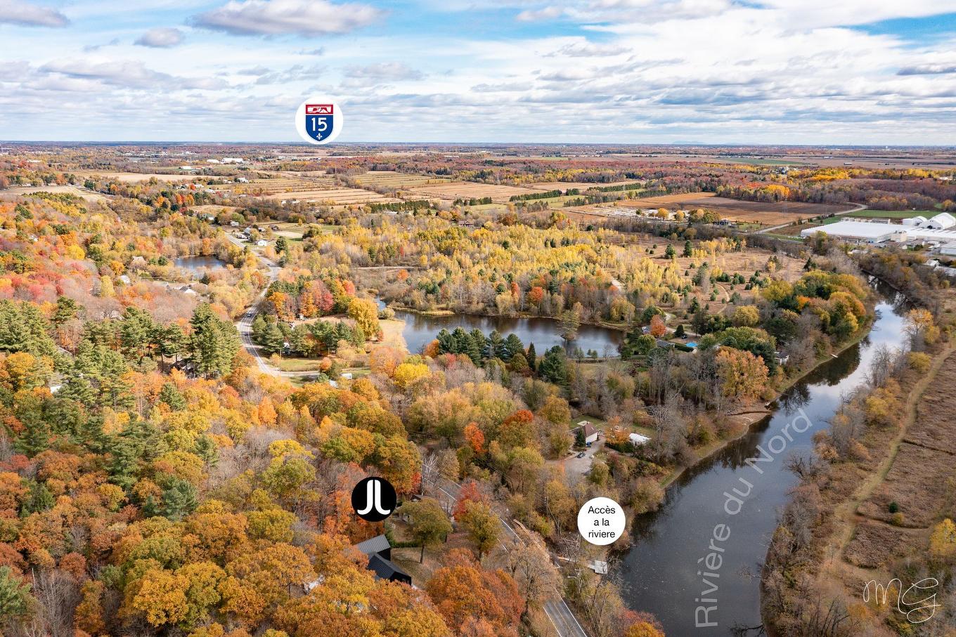 Photo aérienne - 11351 Ch. De La Rivière-Du-Nord, Mirabel, QC - Outdoor With View