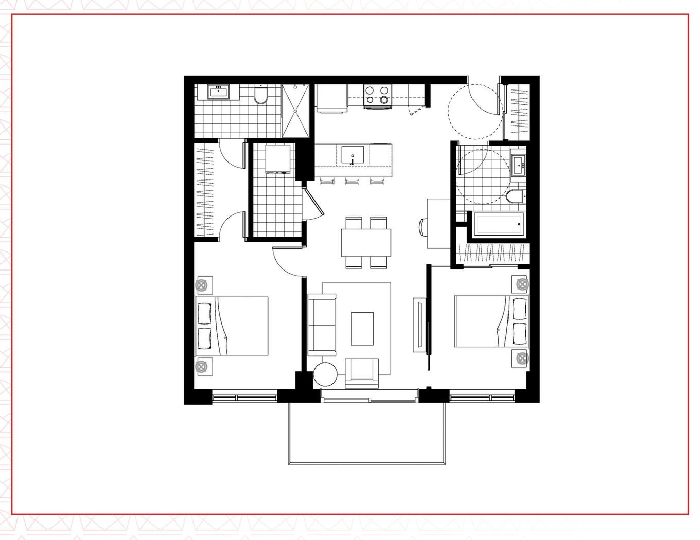 Plan (croquis) - 203-10120 Rue Lauraine-Vaillancourt, Montréal (Ahuntsic-Cartierville), QC - Other