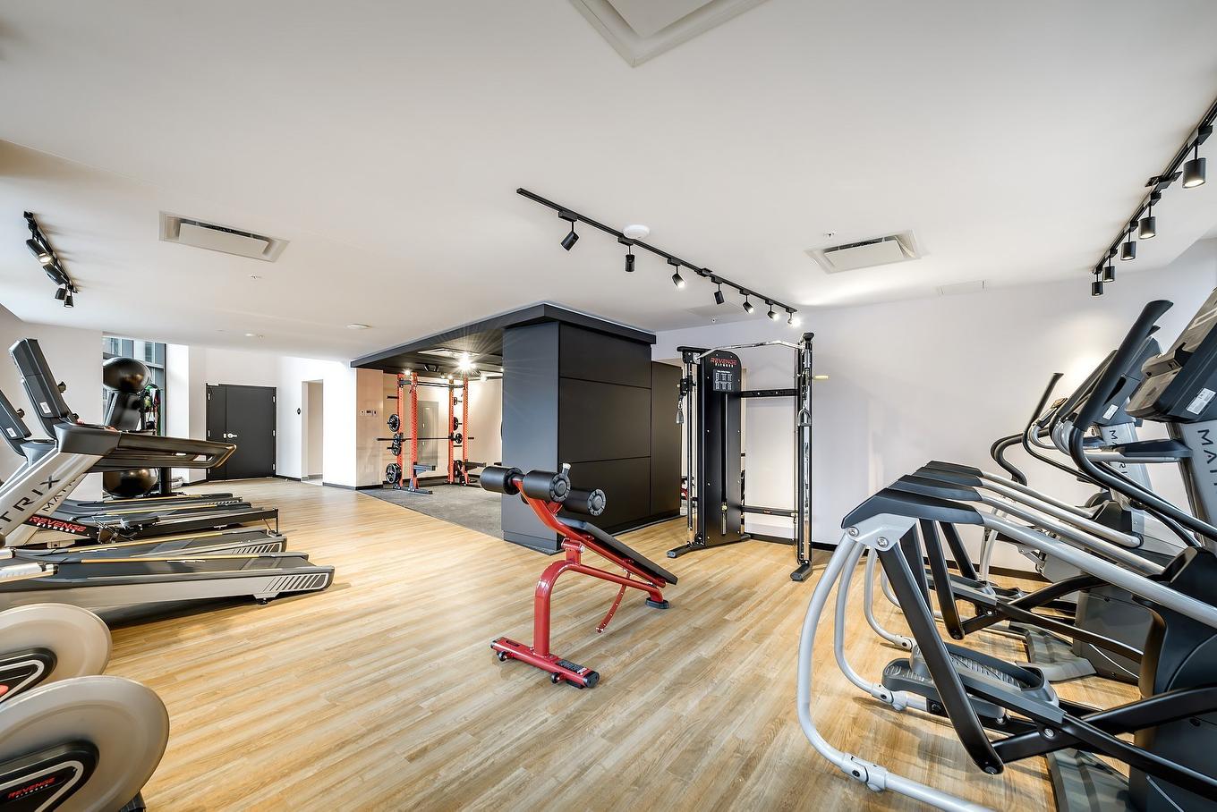 Exercise room - 1117-1150 Boul. René-Lévesque E., Montréal (Ville-Marie), QC - Indoor Photo Showing Gym Room