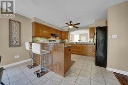 Breakfast Bar in Bright Kitchen -