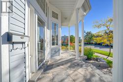 Picturesque flagstone Front Porch -