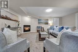 Gas Fireplace in Rec Room -