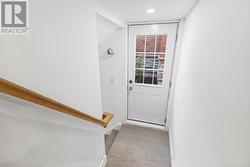 Private side entry door -