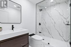 Basement 3pc bathroom w/shower -