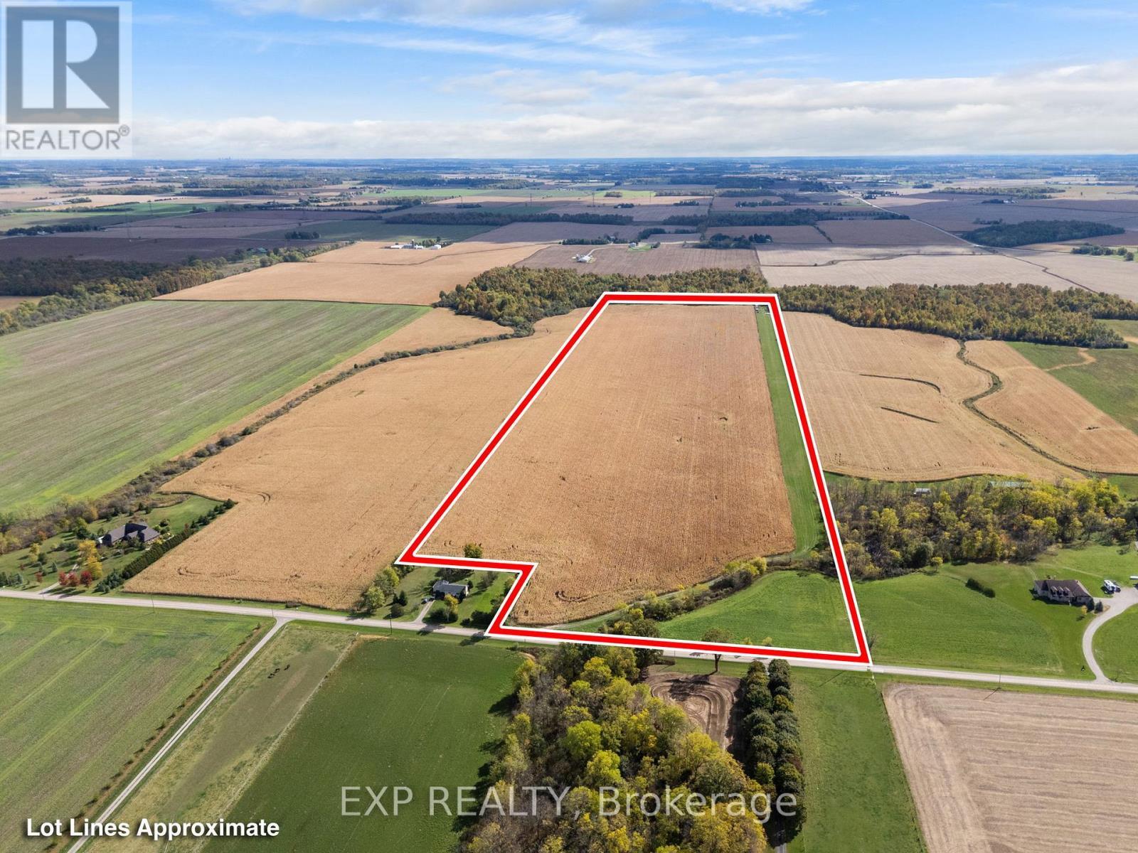 Farm is inside the red line. - 9599 Argyle Street, North Middlesex, ON