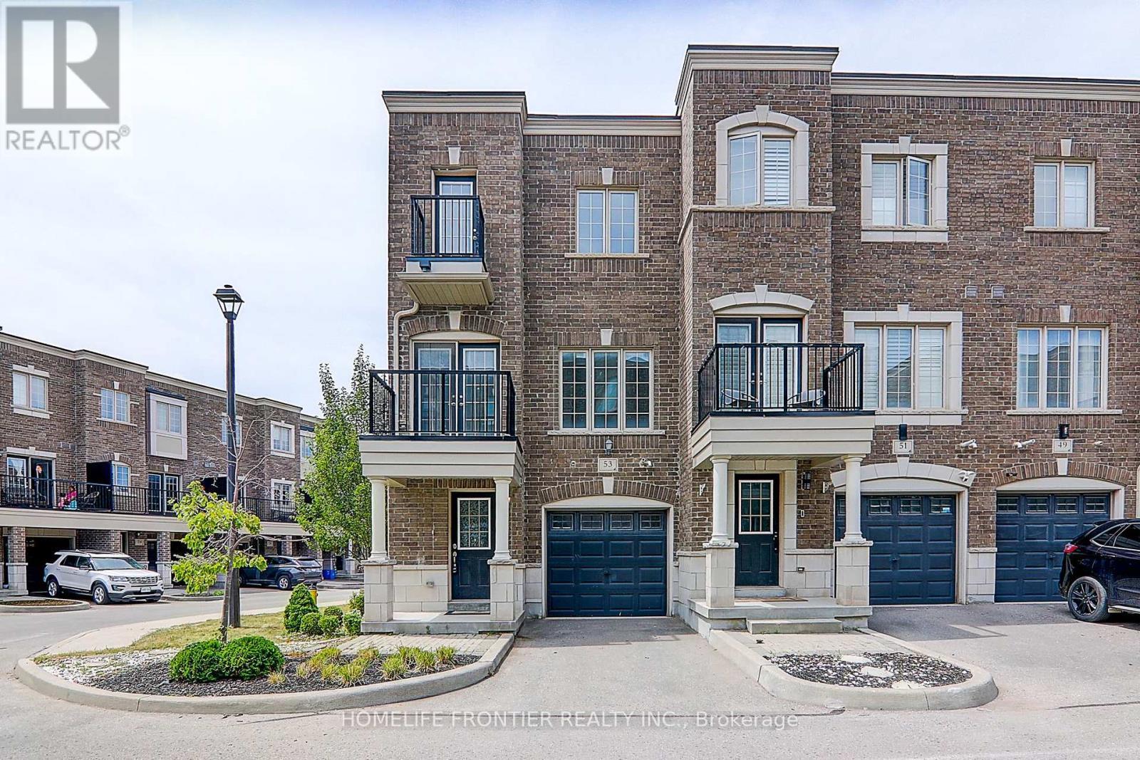 53 Ferris Square, Clarington, ON - Outdoor With Balcony With Facade