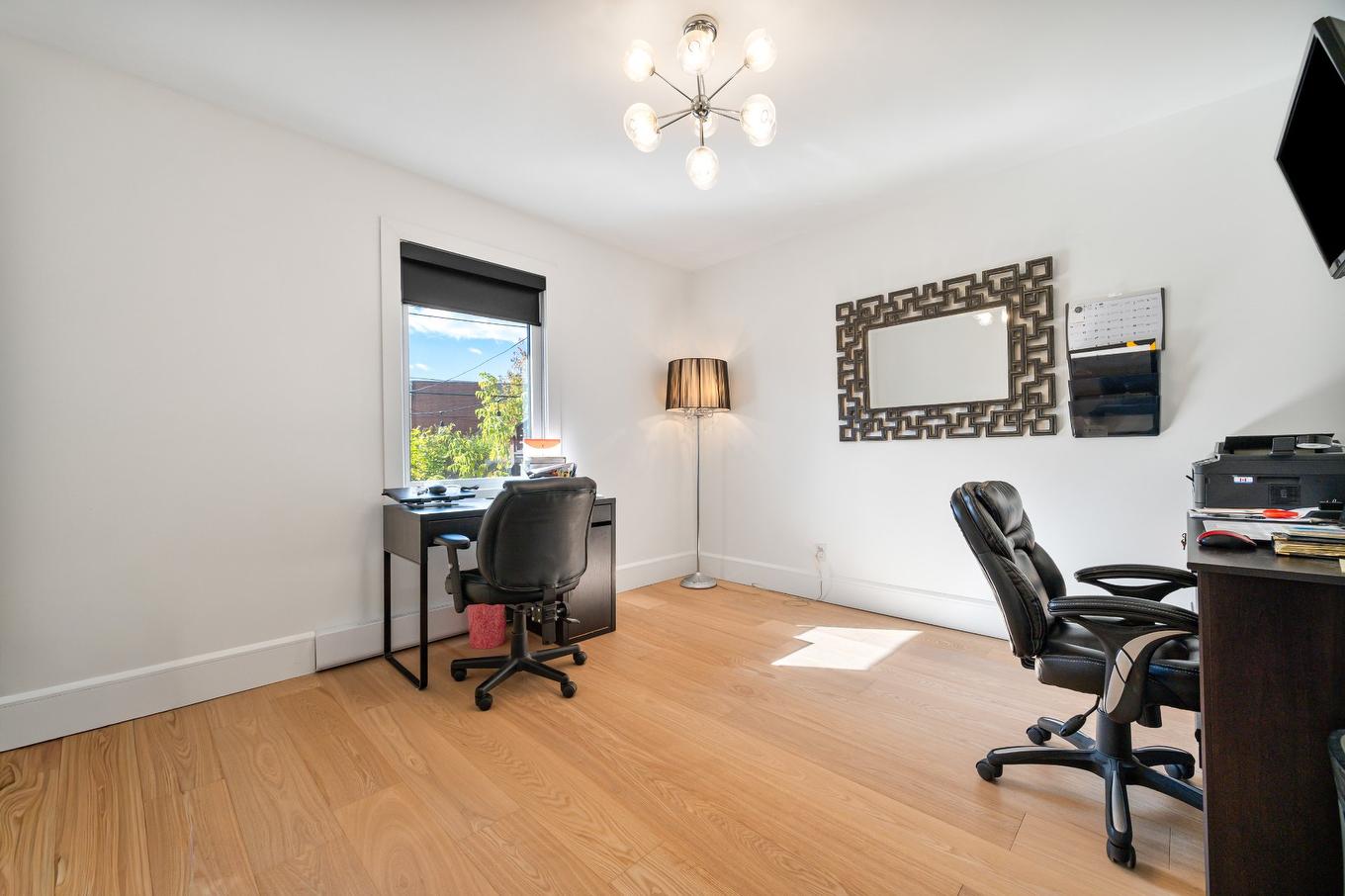 Bedroom - 5636 - 5638 Rue Mignault, Montréal (Mercier/Hochelaga-Maisonneuve), QC - Indoor Photo Showing Office