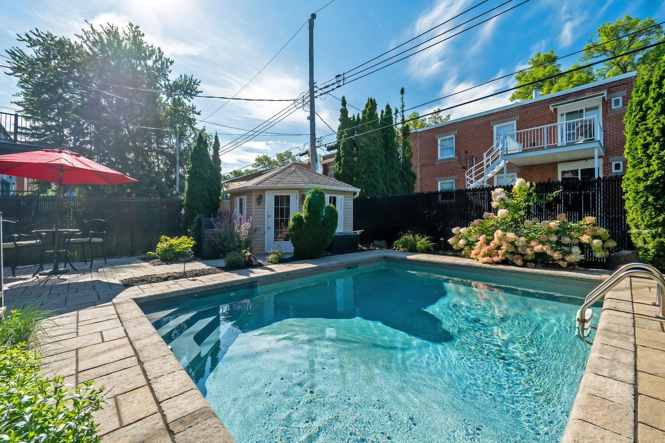 Pool - 5636 - 5638 Rue Mignault, Montréal (Mercier/Hochelaga-Maisonneuve), QC - Outdoor With In Ground Pool