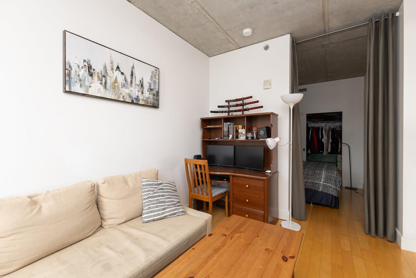 Living room - 608-888 Rue Wellington, Montréal (Ville-Marie), QC - Indoor