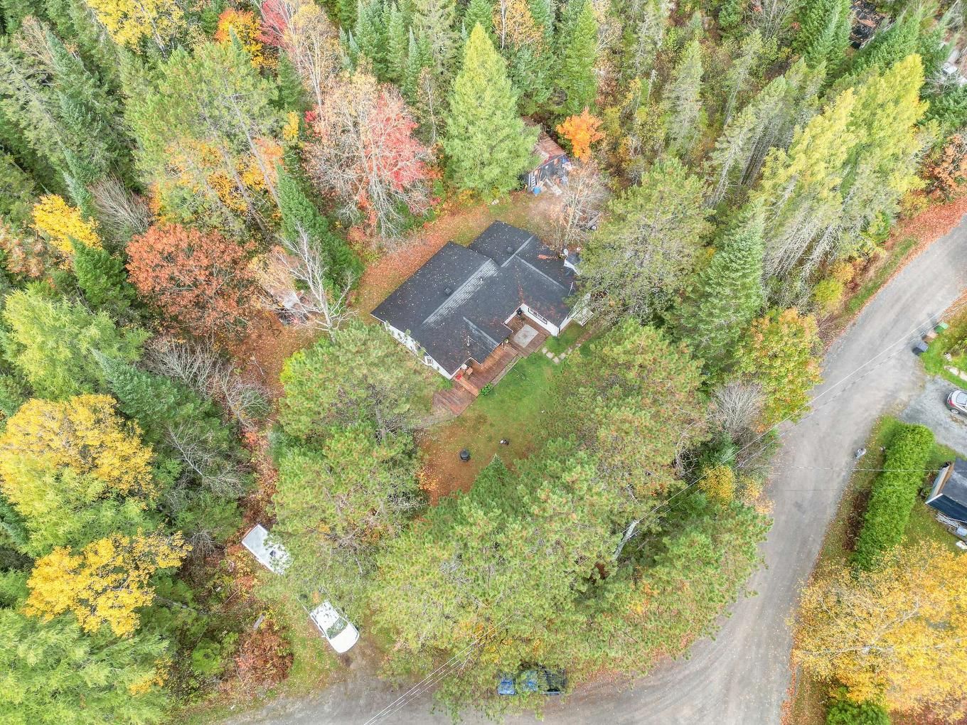 Aerial photo - 194 Ch. Du Ruisseau, Lac-Supérieur, QC - Outdoor With View