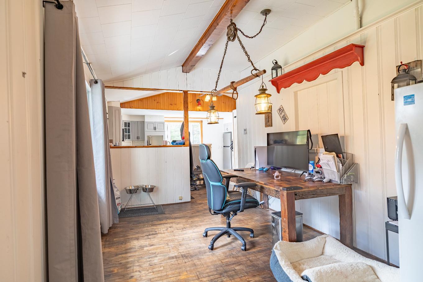 Aerial photo - 194 Ch. Du Ruisseau, Lac-Supérieur, QC - Indoor Photo Showing Office