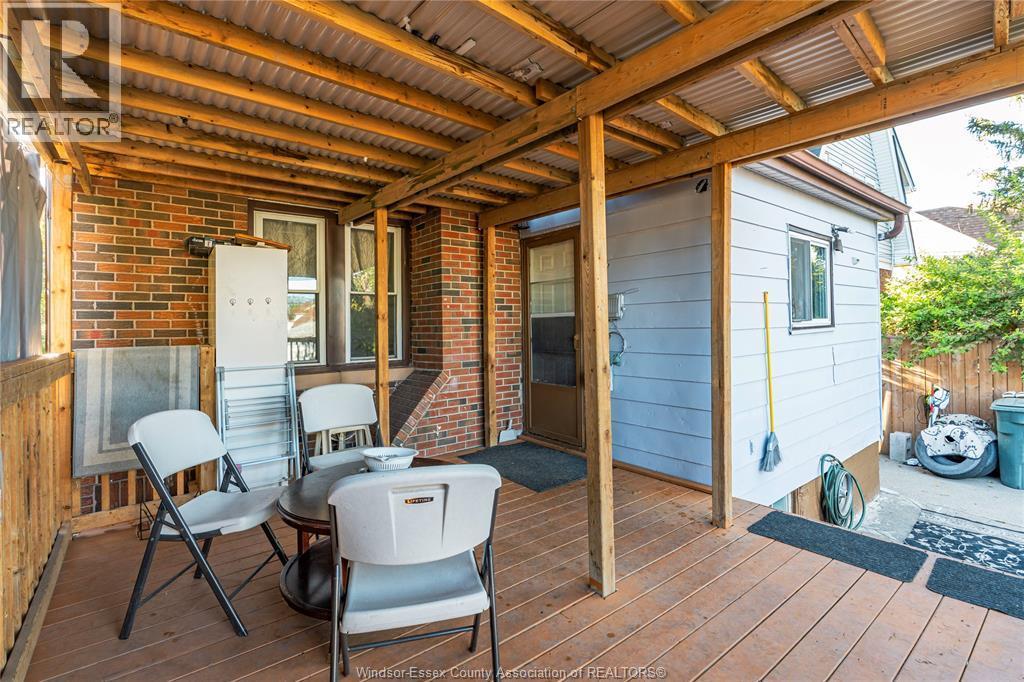 1158 Parent Avenue, Windsor, ON - Outdoor With Deck Patio Veranda With Exterior