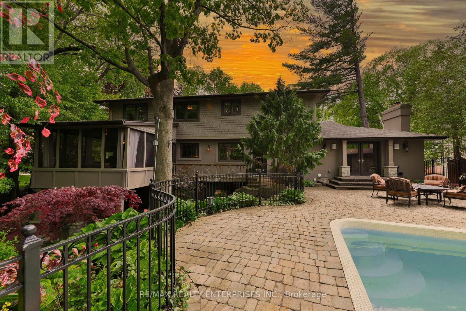 1293 Greenoaks Drive, Mississauga, ON - Outdoor With In Ground Pool With Deck Patio Veranda