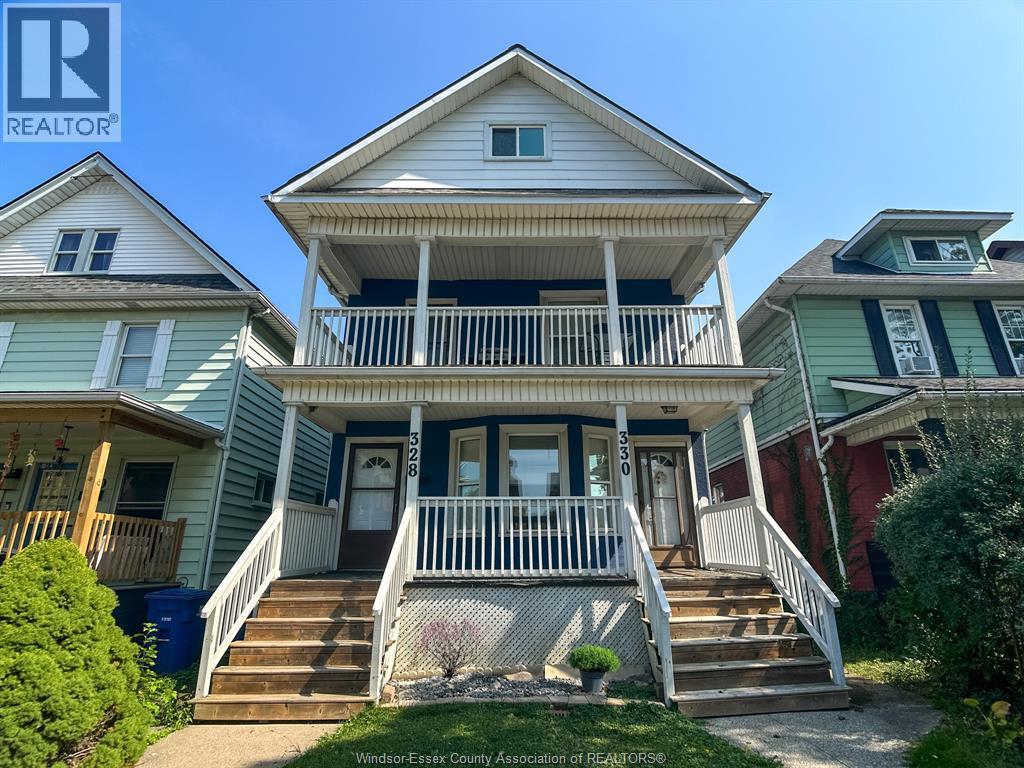 328 Gladstone, Windsor, ON - Outdoor With Balcony With Facade