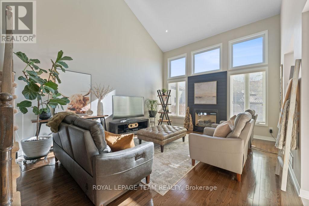 141 Trail Side Circle, Ottawa, ON - Indoor Photo Showing Living Room With Fireplace