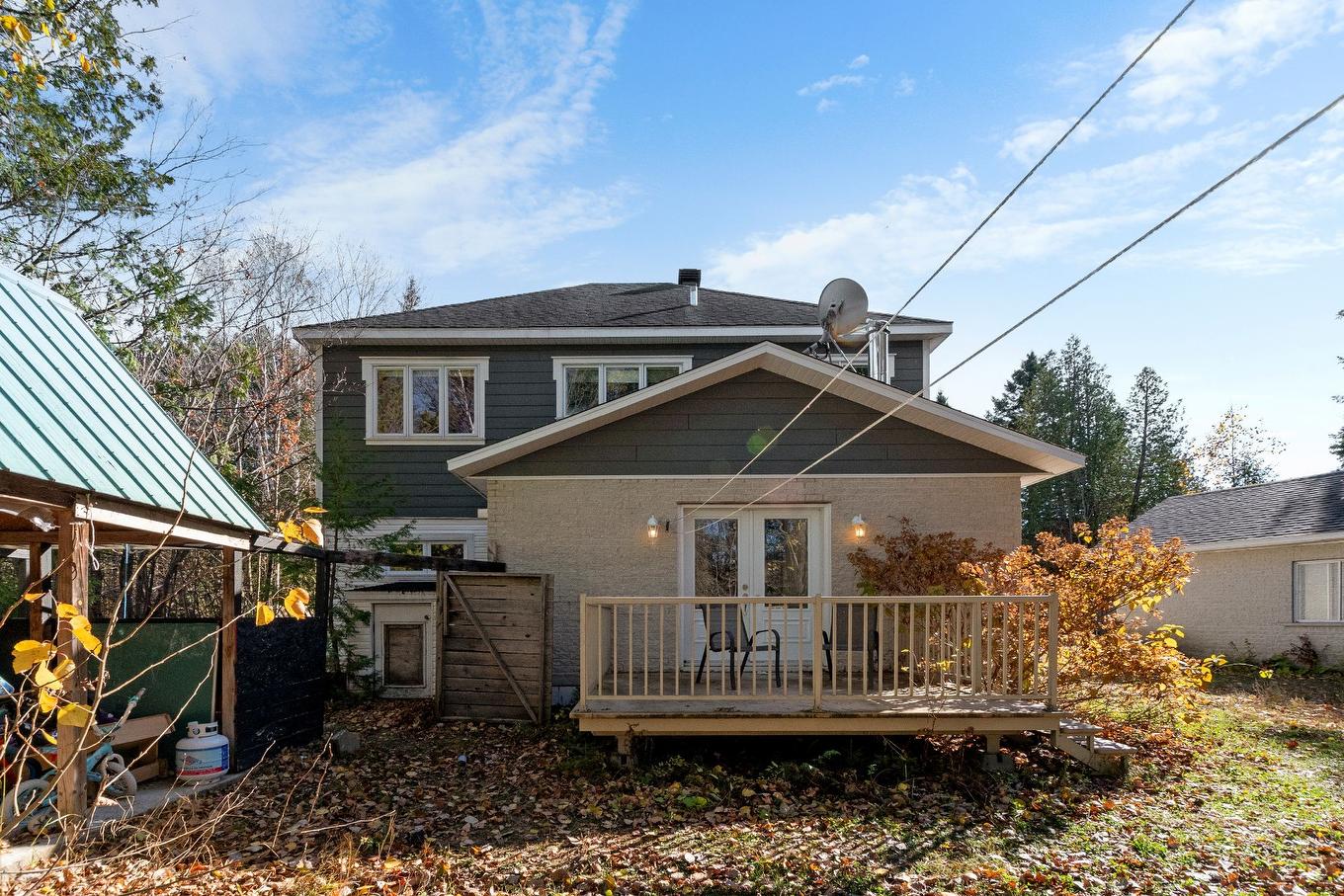 Back facade - 4794 Ch. Johanne, Rawdon, QC - Outdoor With Deck Patio Veranda